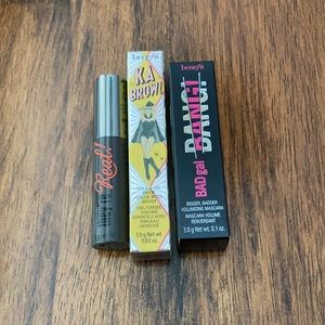 Benefit Cosmetics Mascara Brow Gel Bundle Ka Brow Bad Gal Bang Makeup NWT NWOT